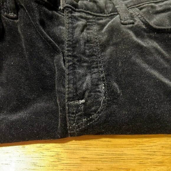 Women J Brand Martini Black Velvet Flared Jeans 26 - Picture 13 of 13